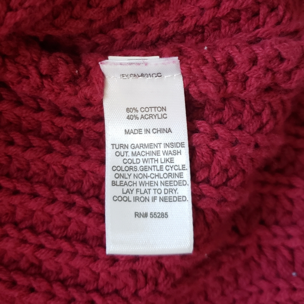 Solid Dolman Cowl Neck Shaker Pullover - image 6